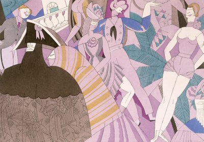 The Masked Ball, c.1920 by Charles Martin